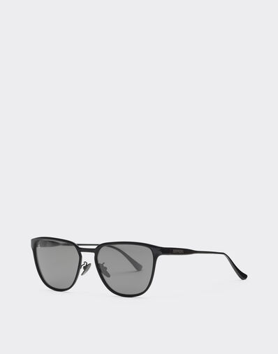 Ferrari Ferrari sunglasses in  blackmetal  with black crystal polarized lenses Black Matt LA0LDf