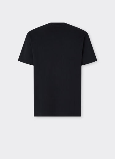 Cotton T-shirt with Ferrari logo Ferrari Cotton T-shirt with Ferrari logo Black 50847f