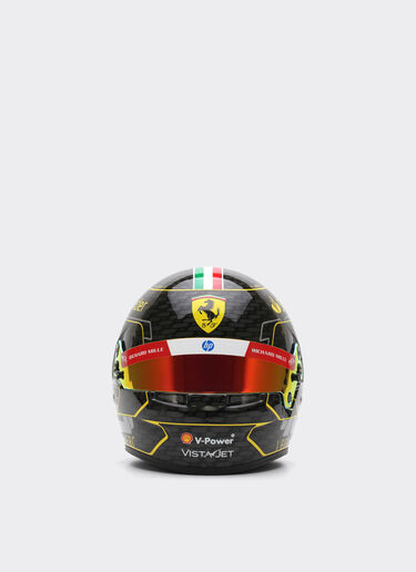 Ferrari Mini casque Charles Leclerc Monza Special Edition 2024 à l'échelle 1/2 Noir F1352f