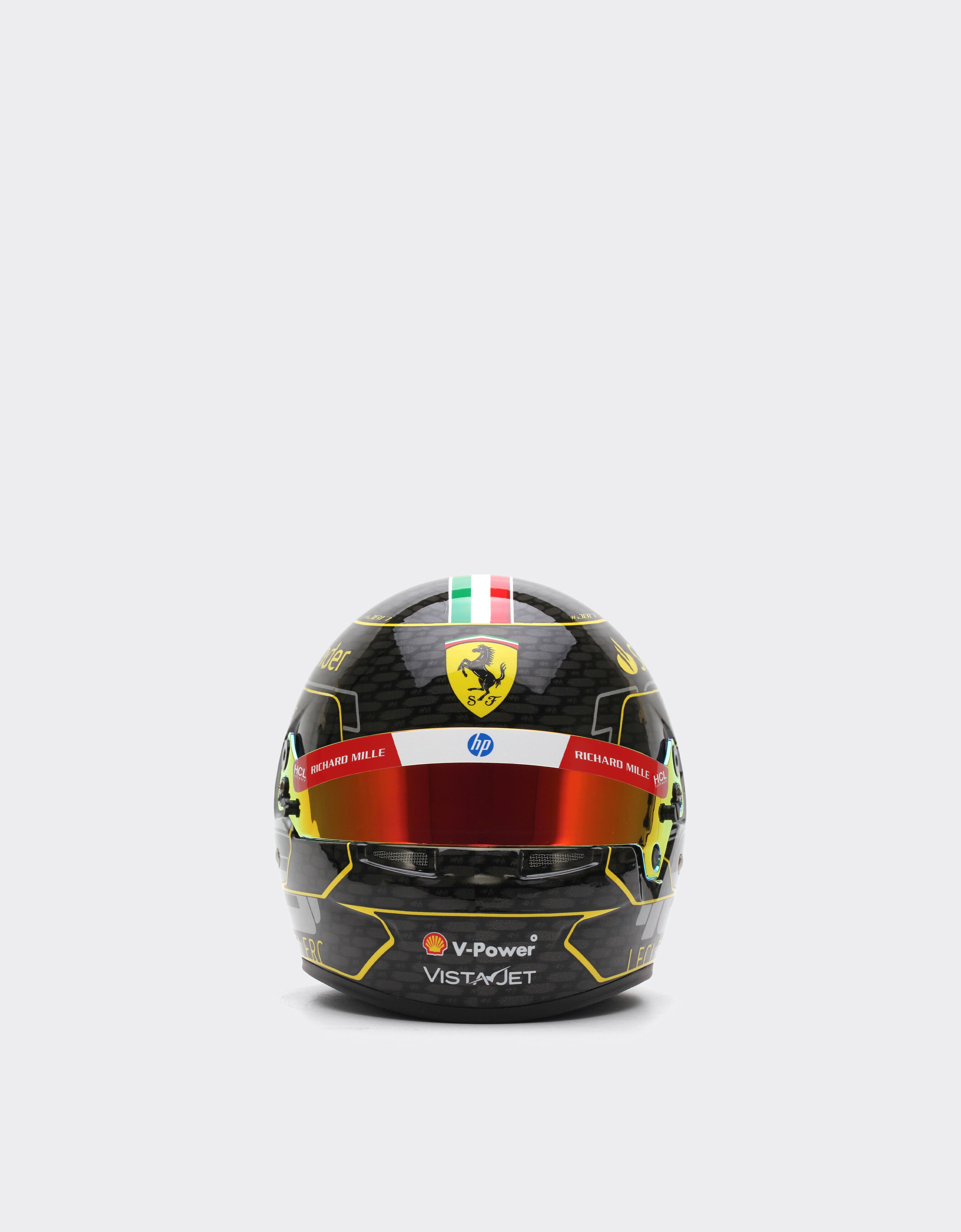 Ferrari Mini casque Charles Leclerc Monza Special Edition 2024 à l'échelle 1/2 Noir F1352f