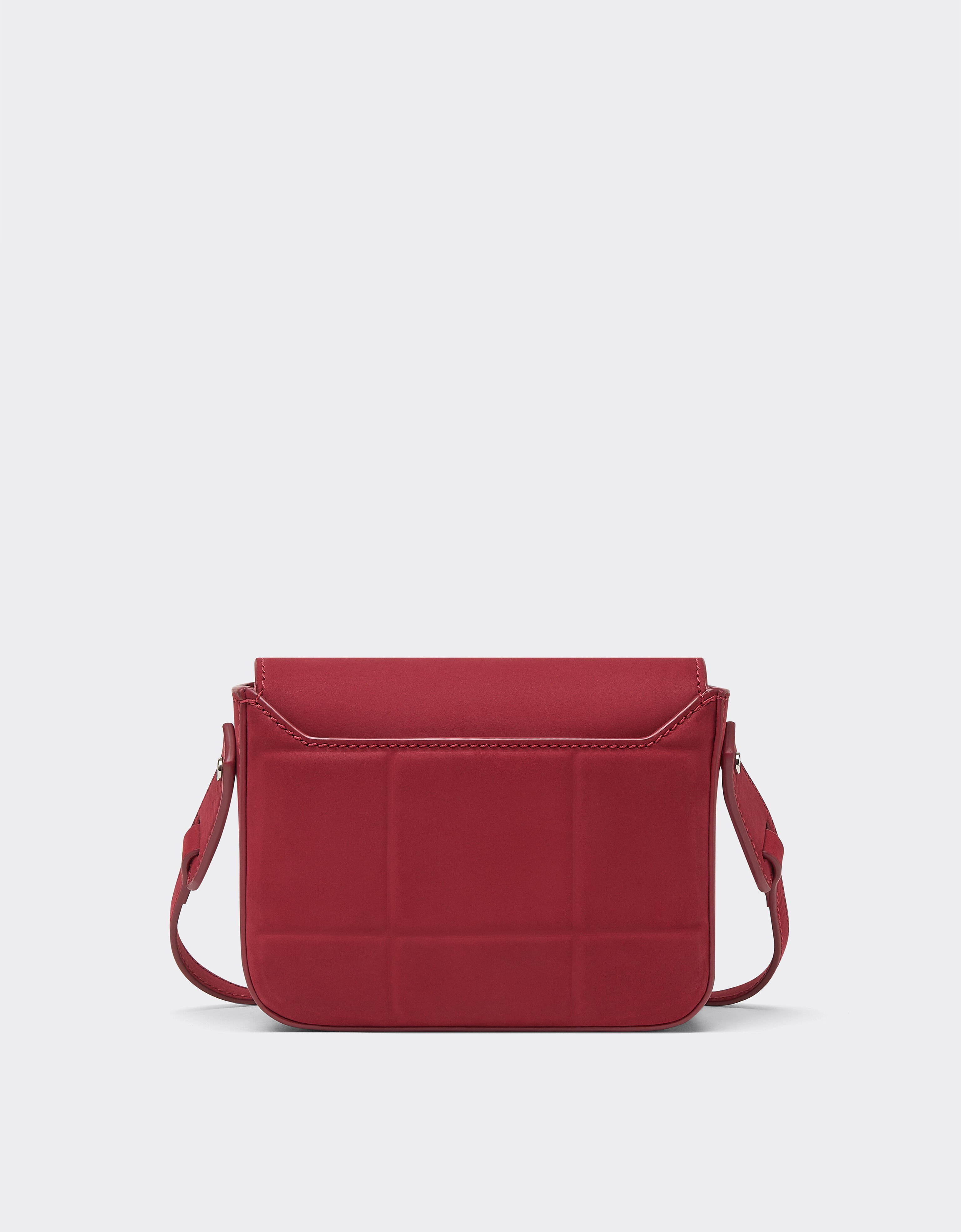 Bolso mensajero mini de nubuck Ferrari Bolso mensajero mini de nubuck Maison Red 50240f