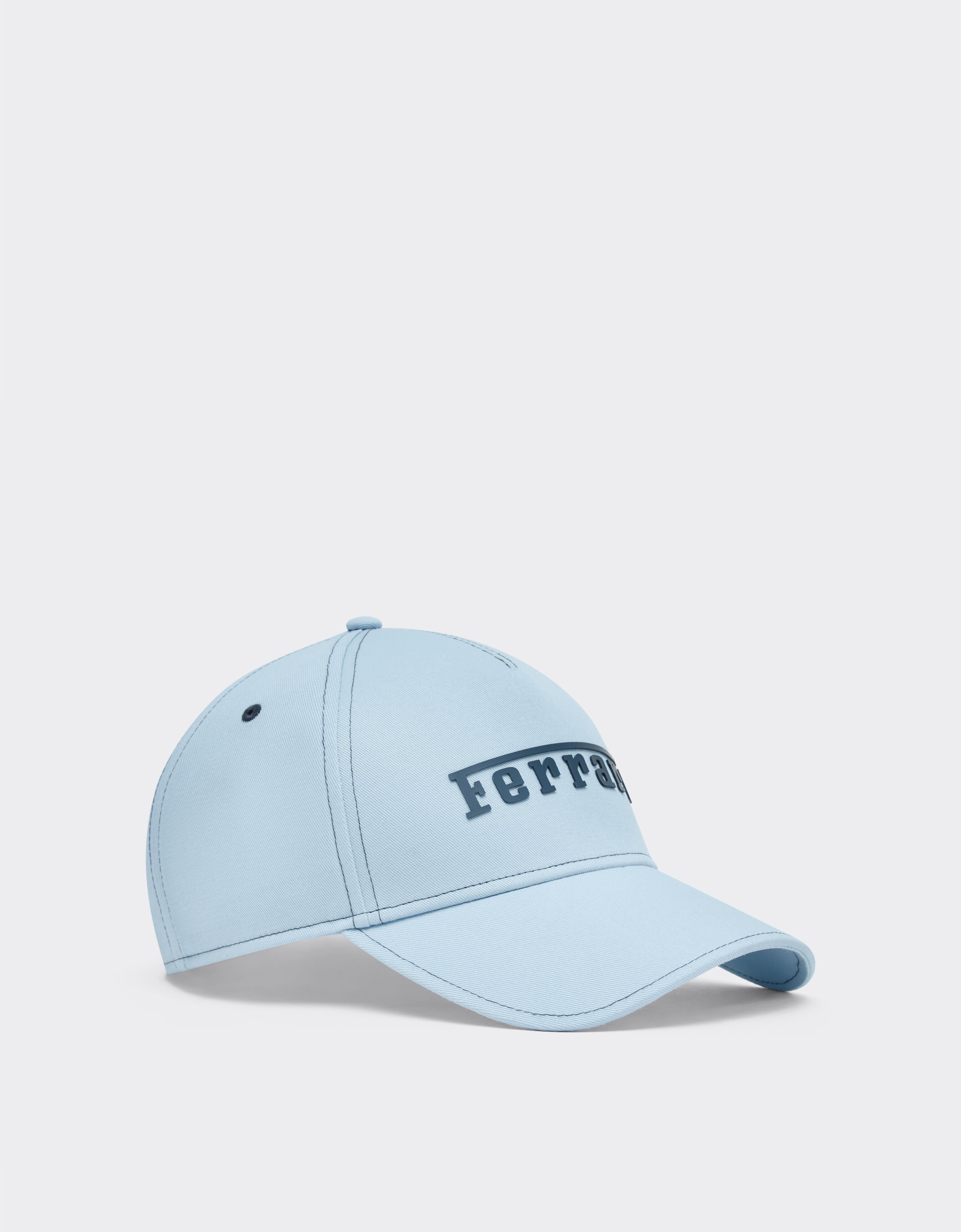 Ferrari Cotton cap with Ferrari logo Steel Blue 20403f