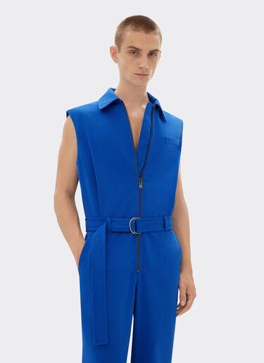 Ferrari Jumpsuit in cotton gabardine Klein Blue 21787f