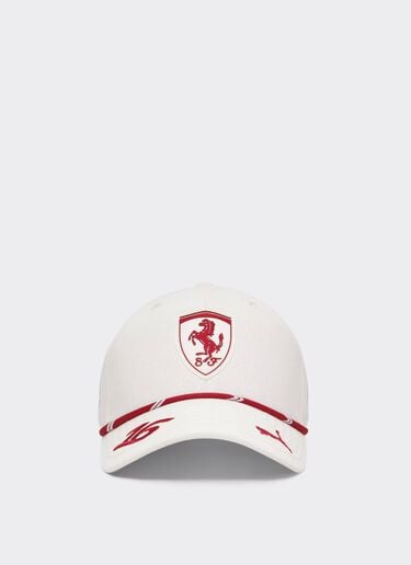 Casquette de baseball Replica Leclerc pour le GP de Monaco 2026 Ferrari Casquette de baseball Replica Leclerc pour le GP de Monaco 2026 Bianco LA0CP1148EXT0001f