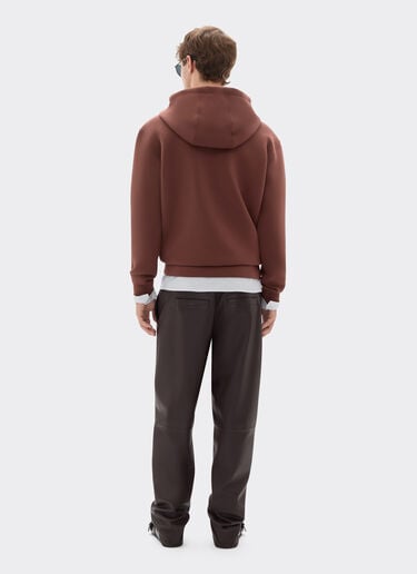 Hooded sweatshirt in scuba Ferrari Hooded sweatshirt in scuba Espresso 49280f