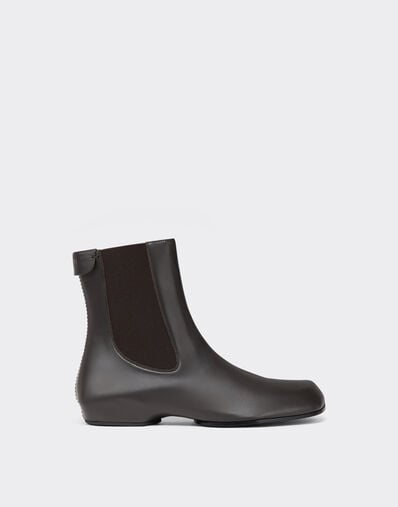 Polished Leather Chelsea Boots Ferrari Polished Leather Chelsea Boots Marrone Scuro CSMCH0002XL00032f