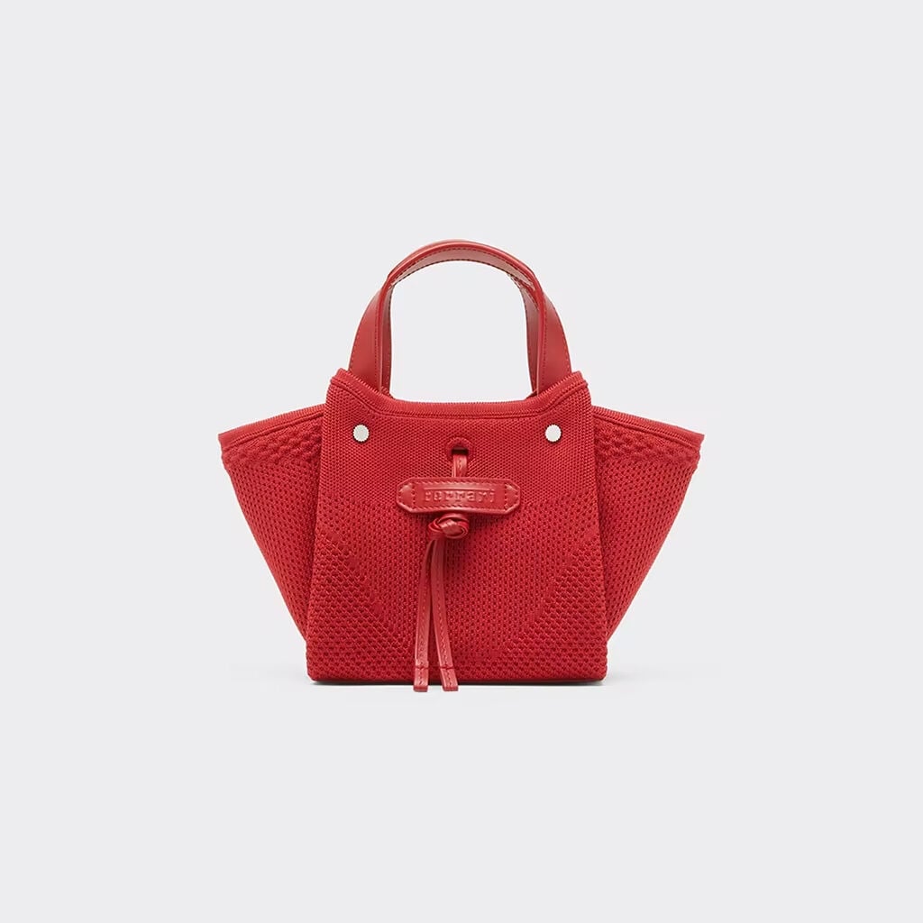 Bolso Tote Mini de malla y piel Ferrari Bolso Tote Mini de malla y piel Rosso Magma CBWTO0019YA00006f