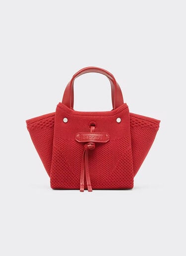 Bolso Tote Mini de malla y piel Ferrari Bolso Tote Mini de malla y piel Rosso Magma CBWTO0019YA00006f