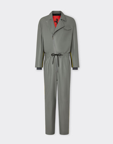 Ferrari Leather jumpsuit Charcoal 20010f
