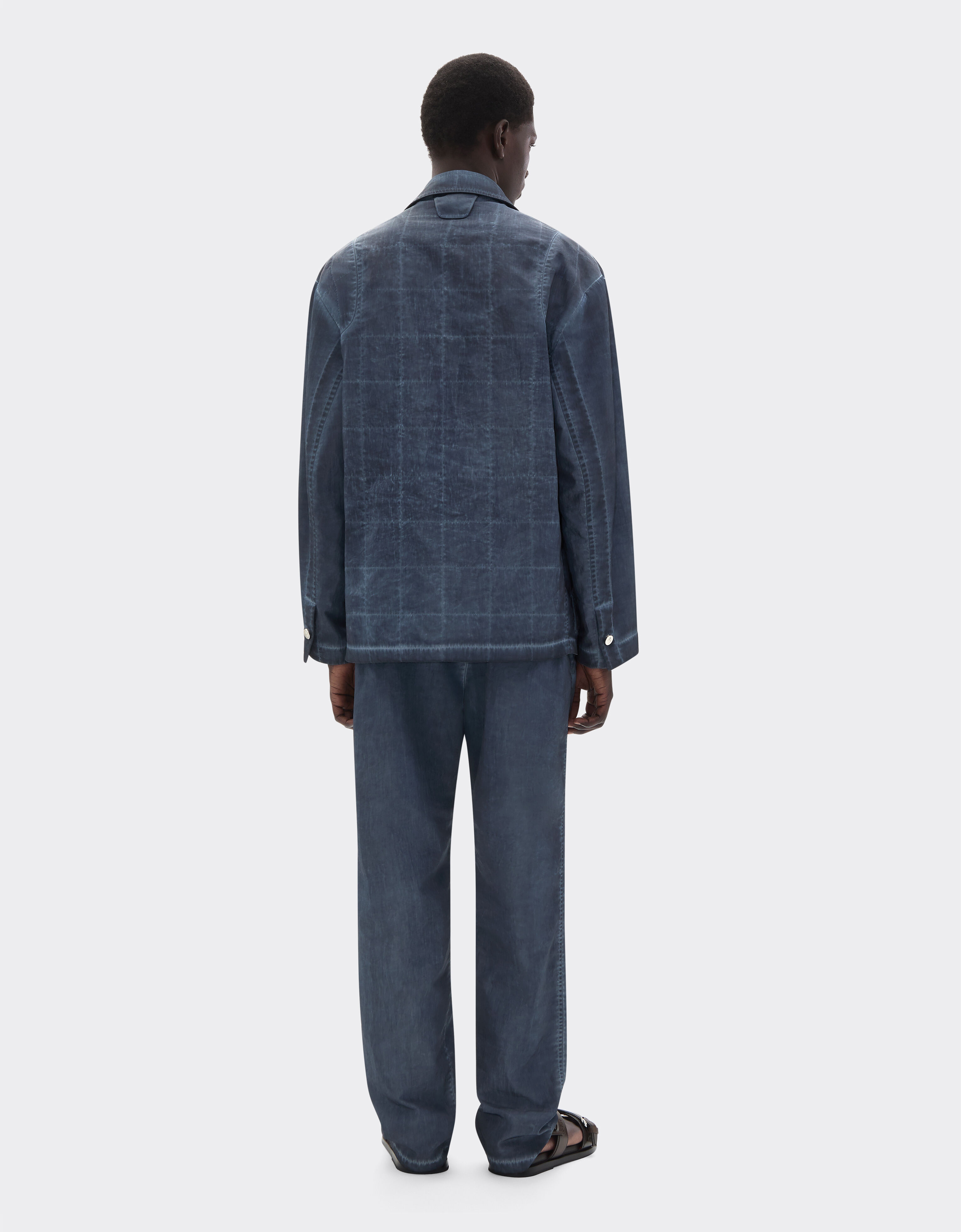 Ferrari Nylon gabardine chino pants Ultramarine 50062f