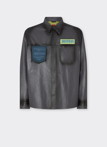 Ferrari Reconditioned by Ferrari denim overshirt jacket Dark Grey 50147f
