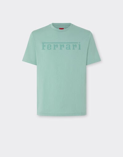 Ferrari Camiseta de algodón con logotipo Ferrari Mahogany 51037f