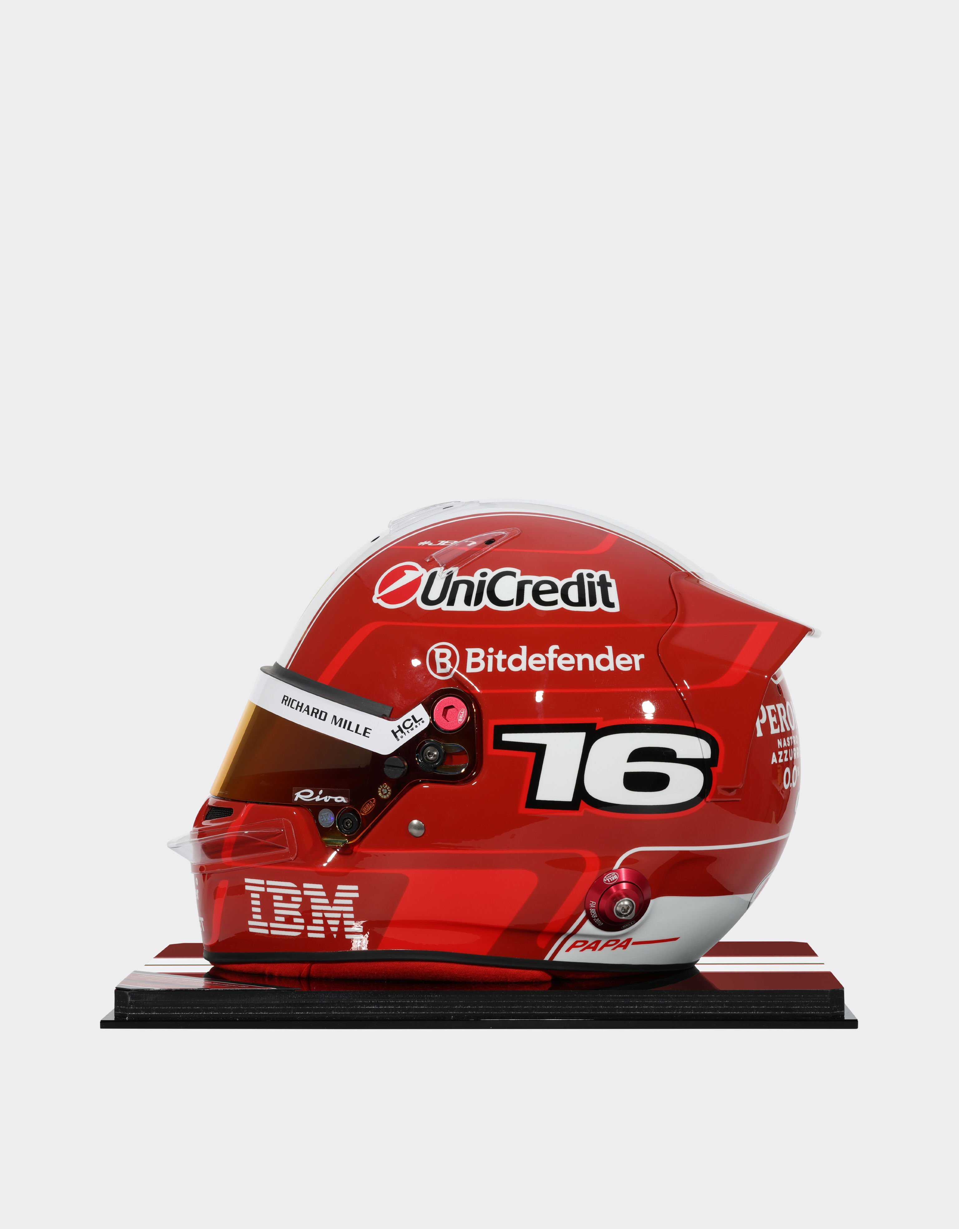 Ferrari Charles Leclerc Imola 2025 Special Edition helmet in 1:1 scale MULTICOLOUR LA07Hf