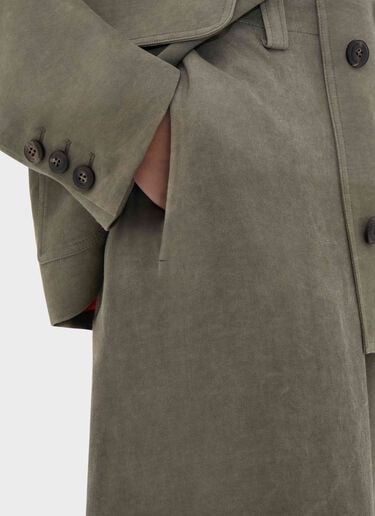 Pantalón de viscosa con efecto vintage Ferrari Pantalón de viscosa con efecto vintage Olive green CWWTR0017WVI0005f