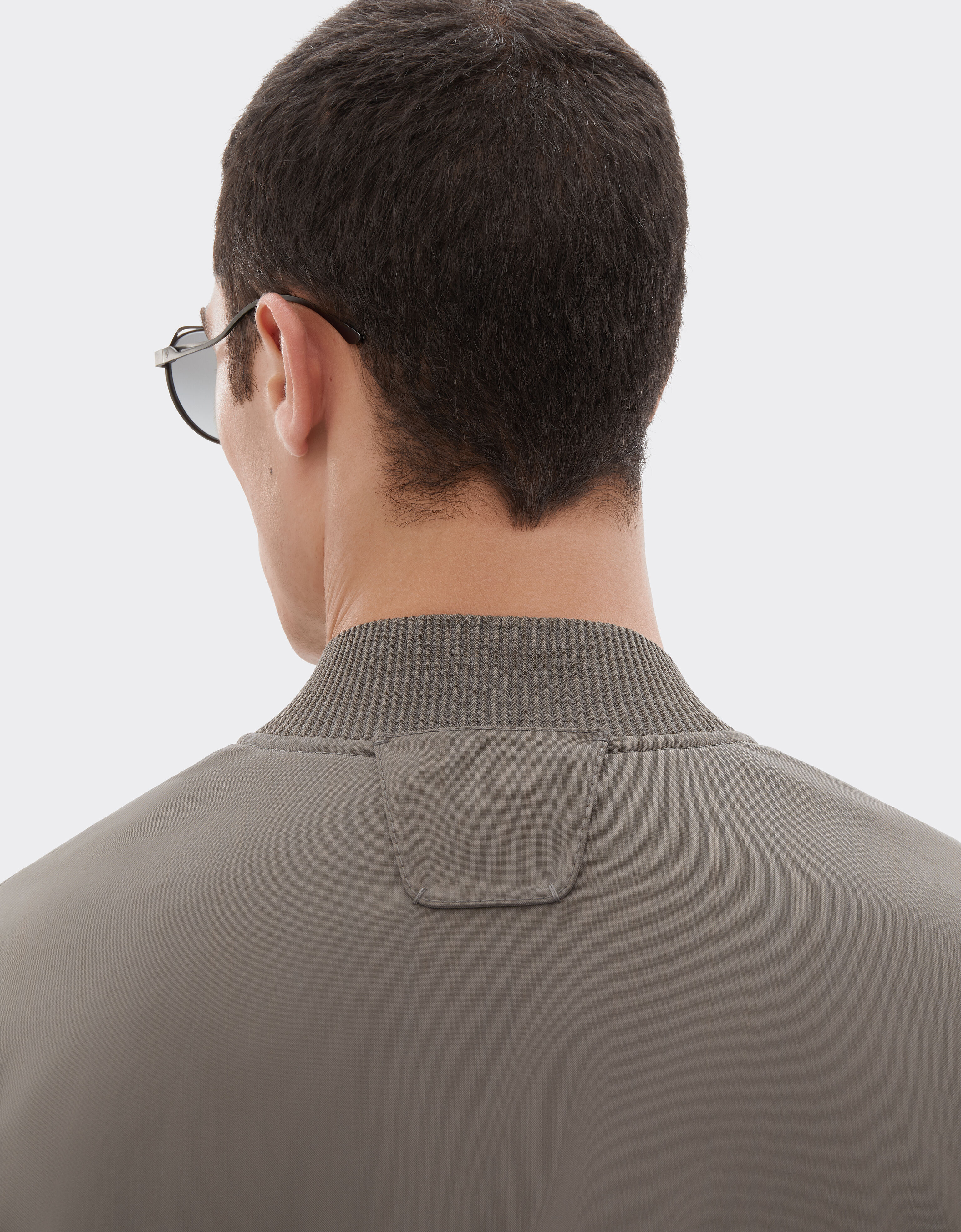 Ferrari Bomber jacket in cool Q-Cycle® wool Clay 50040f