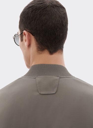 Ferrari Bomber jacket in cool Q-Cycle® wool Clay 50040f