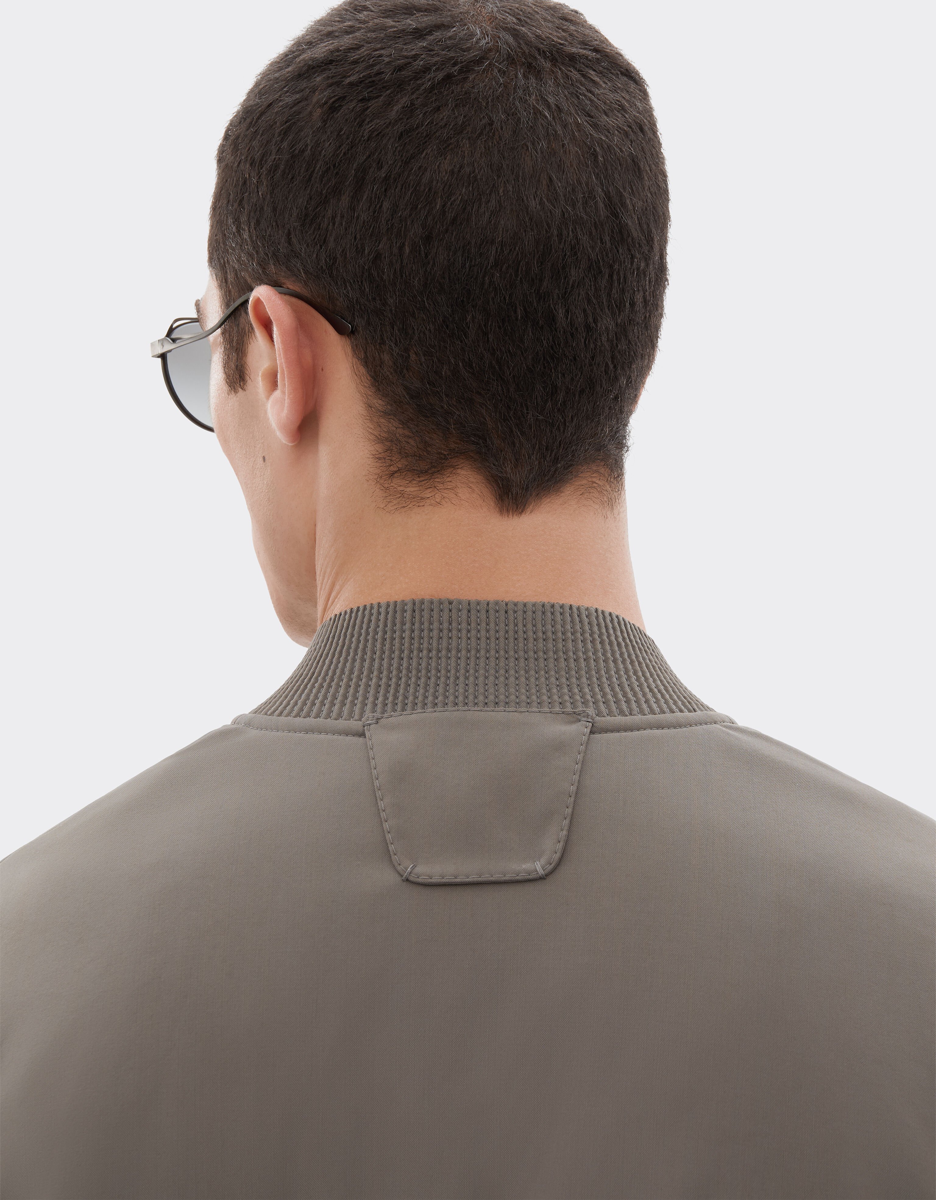 Ferrari Bomber jacket in cool Q-Cycle® wool Clay 50040f