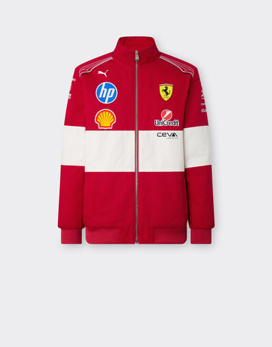 Ferrari 2025 Team Puma Jacke für Scuderia Ferrari HP Rot LA033f
