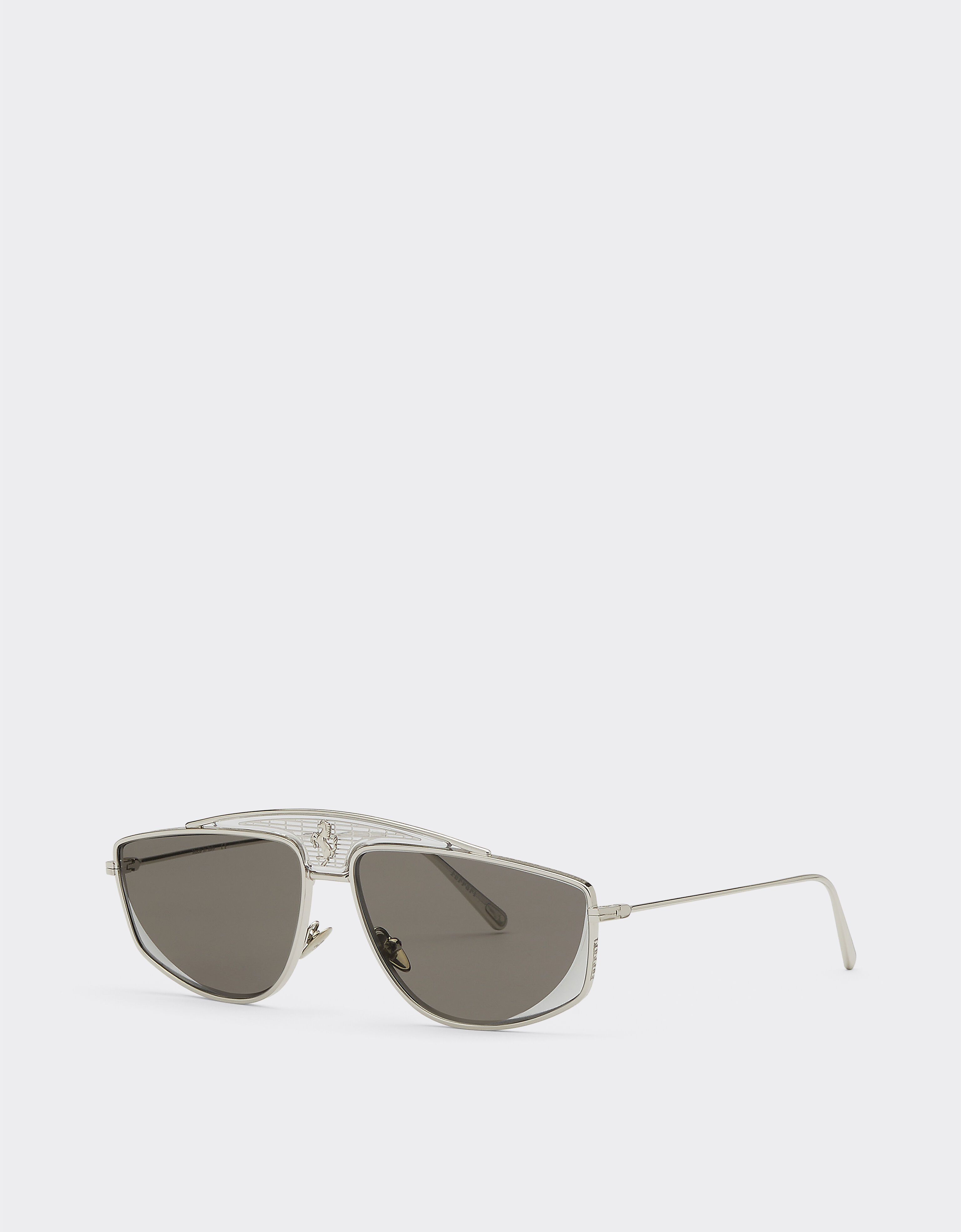 Ferrari Ferrari-Sonnenbrille mit silberfarben verspiegelten Gläsern Silber F0408f