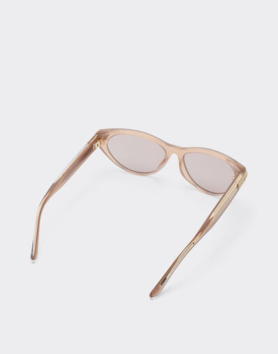 Ferrari Light brown pearlacetate sunglasses with brown lenses Hazelnut LA0F0f