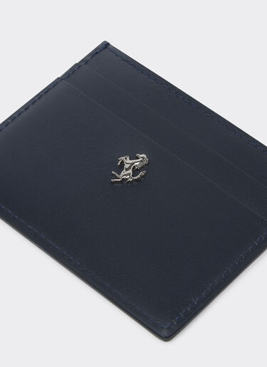 Ferrari Ferrari GT card holder in brushed leather Navy 21421f