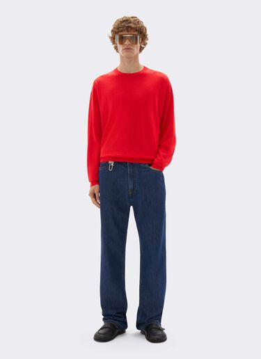 Cashmere and silk crew-neck jumper Ferrari Cashmere and silk crew-neck jumper Rosso Magma CKMCN0016KWS0006f