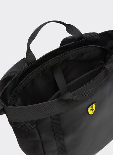  Tote backpack with Ferrari Scudetto Nero SBNBP0016HMM0032f
