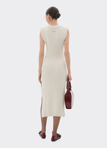 Ferrari Sleeveless knit dress Chalk 22525f
