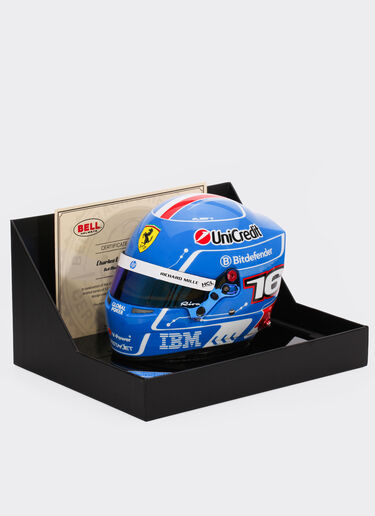 Ferrari Charles Leclerc Miami 2025 Special Edition mini helmet in 1:2 scale MULTICOLOUR LA07Sf