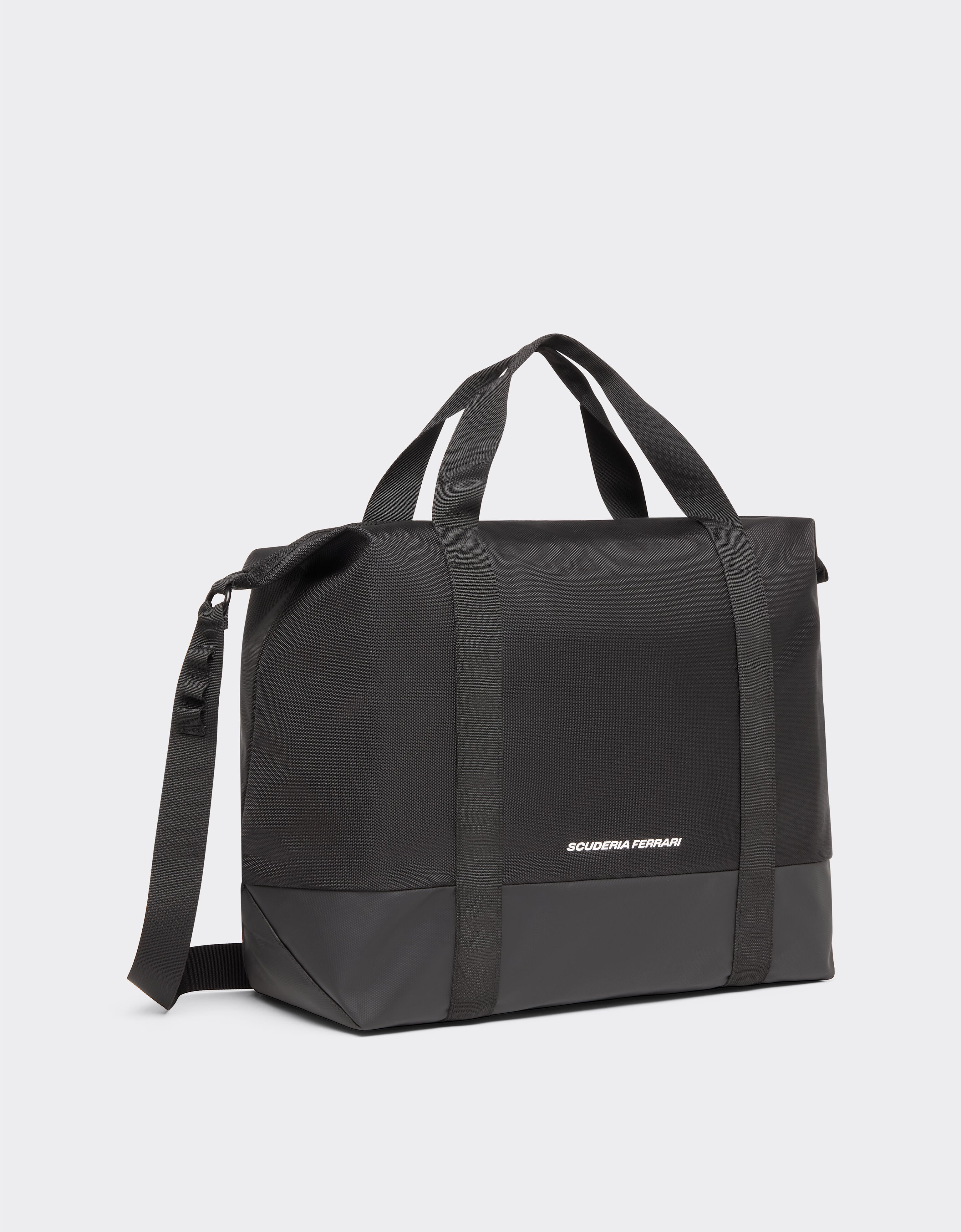 Ferrari Weekender bag in technical fabric Nero SBNWE0003HMM0033f