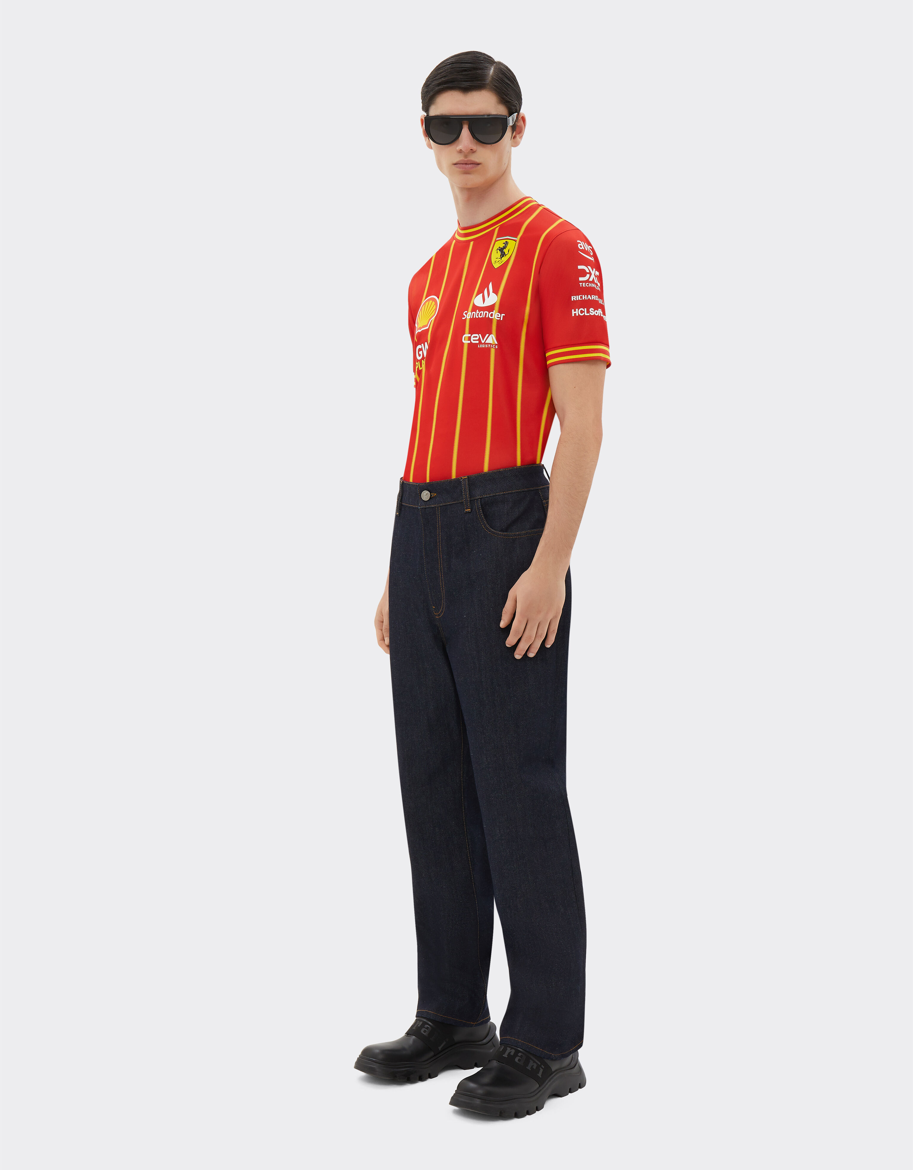 Ferrari 勒克莱尔代表法拉利车队的彪马球衣 - 奥地利特别版 Rosso Corsa 红色 F1338f