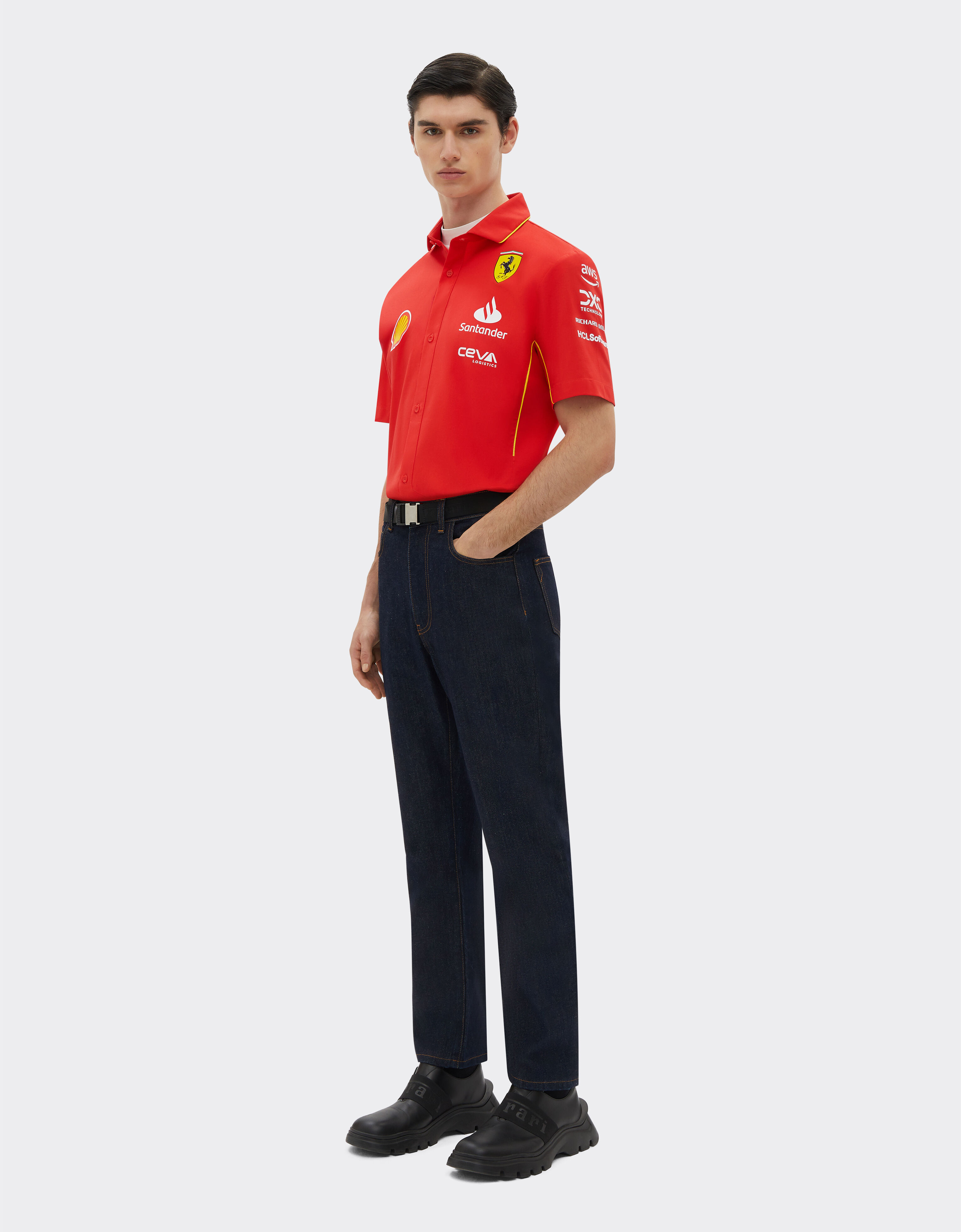 Ferrari 2024法拉利车队 Team Replica 衬衫 Rosso Corsa 红色 F1142f