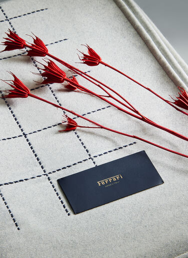 Ferrari Coperta in lana bicolor Oltremare 50367f