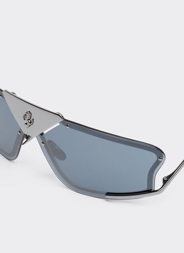 Ferrari Ferrari Sonnenbrille mit grauen, silberfarben verspiegelten Gläsern Silber F1004f