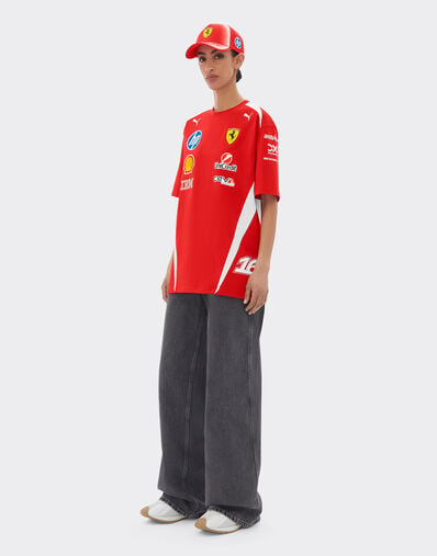 Ferrari Camiseta Leclerc Replica Drivers Authentic 2026 Puma para Scuderia Ferrari HP Rojo LA0H3f