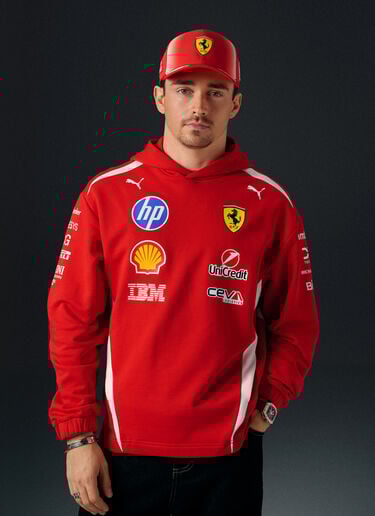 Ferrari Replica Drivers Authentic 2026 Puma for Scuderia Ferrari HP Sweatshirt Red LA0GXf