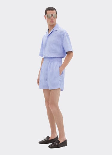 Cotton shirt with Ferrari Monogram pattern Ferrari Cotton shirt with Ferrari Monogram pattern Oxford 50071f