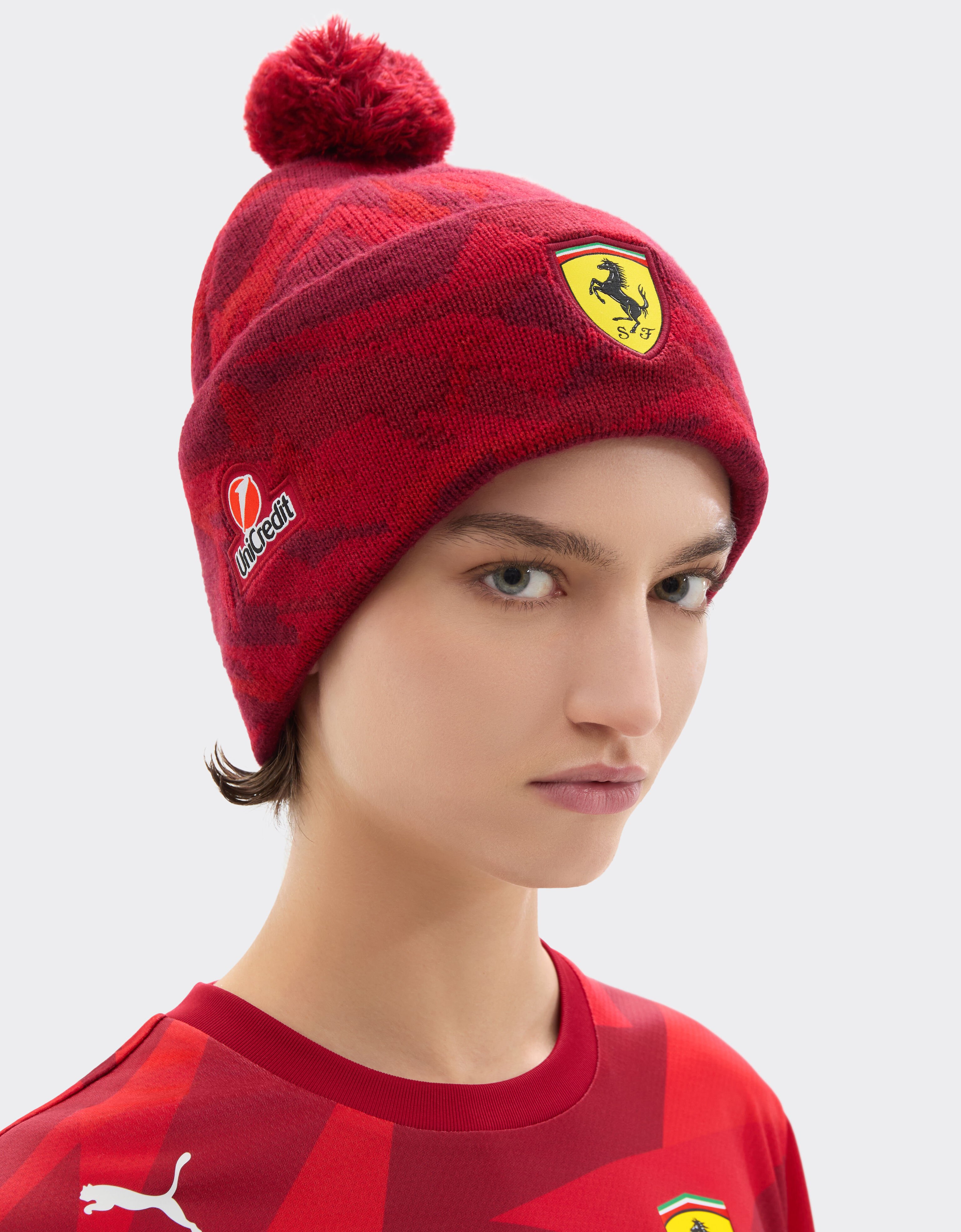 Ferrari Puma Beanie for Scuderia Ferrari HP Las Vegas Special Edition Red LA0AWf