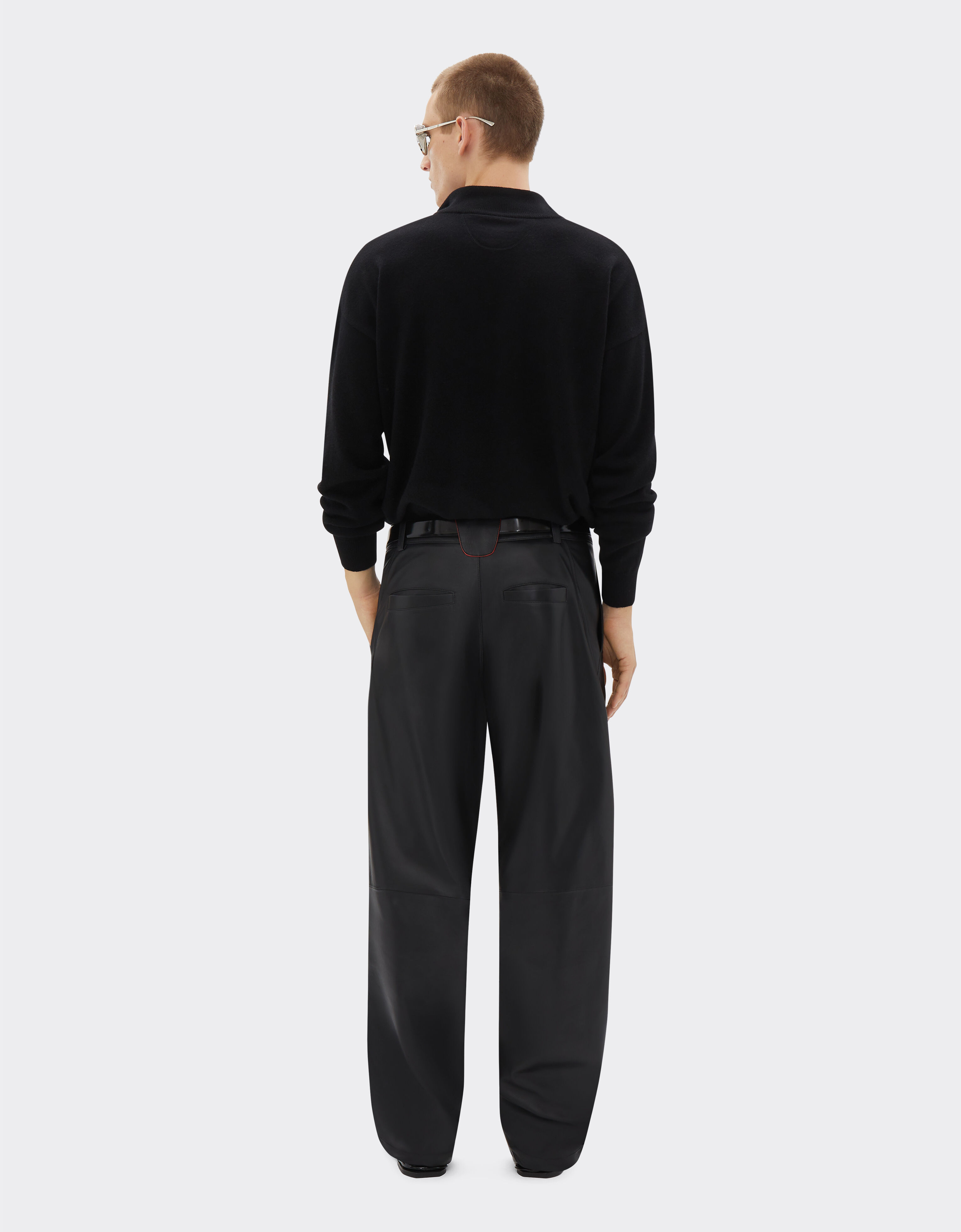 Ferrari Kaschmirpullover mit Reißverschluss Schwarz 21652f
