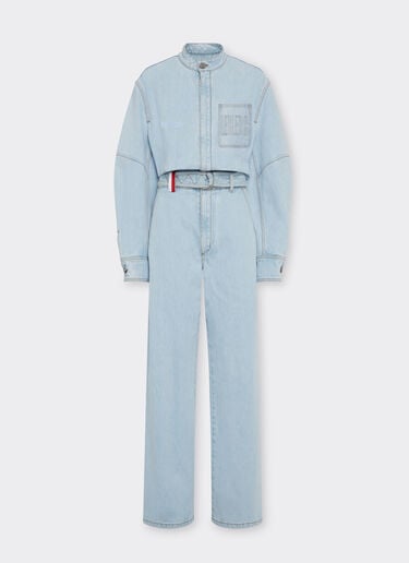 Jumpsuit in denim stone-washed Ferrari x Charles Leclerc Ferrari Jumpsuit in denim stone-washed Ferrari x Charles Leclerc Denim Chiaro 22776f