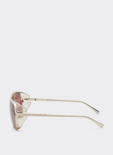 Ferrari Ferrari sunglasses in gold-tone titanium with exclusive Contrast Pro™ lenses Gold F1525f