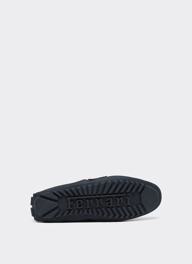 Ferrari Driver loafers in nubuck leather Navy 22034f