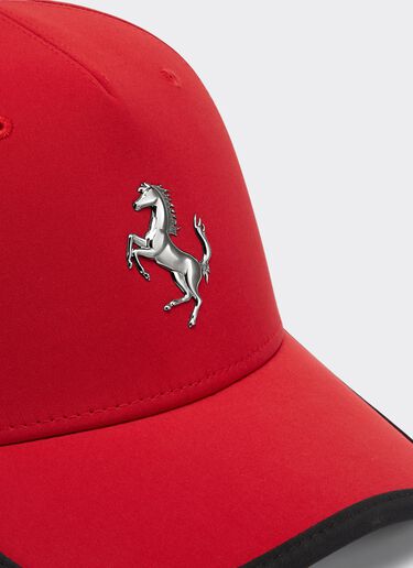 Ferrari Baseball cap con Cavallino Rampante in metallo Rosso Corsa 20815f