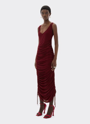 Robe en jersey de viscose Ferrari Robe en jersey de viscose Cerise 22526f