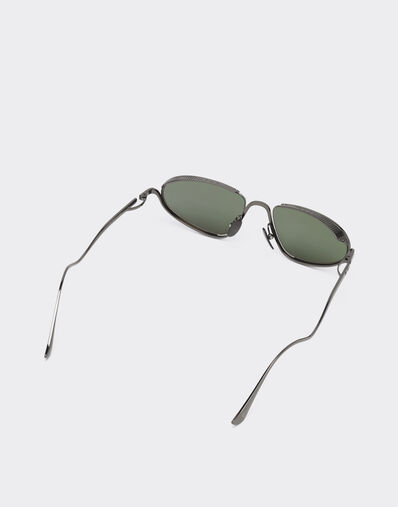 Ferrari Gafas de sol Ferrari de titanio bronceado con cristales verdes Ingrid LA02Tf