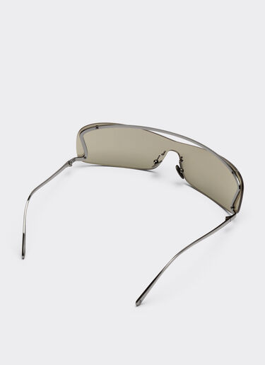 Ferrari Lunettes de soleil Ferrari avec verres miroir gris argenté Argent F1007f