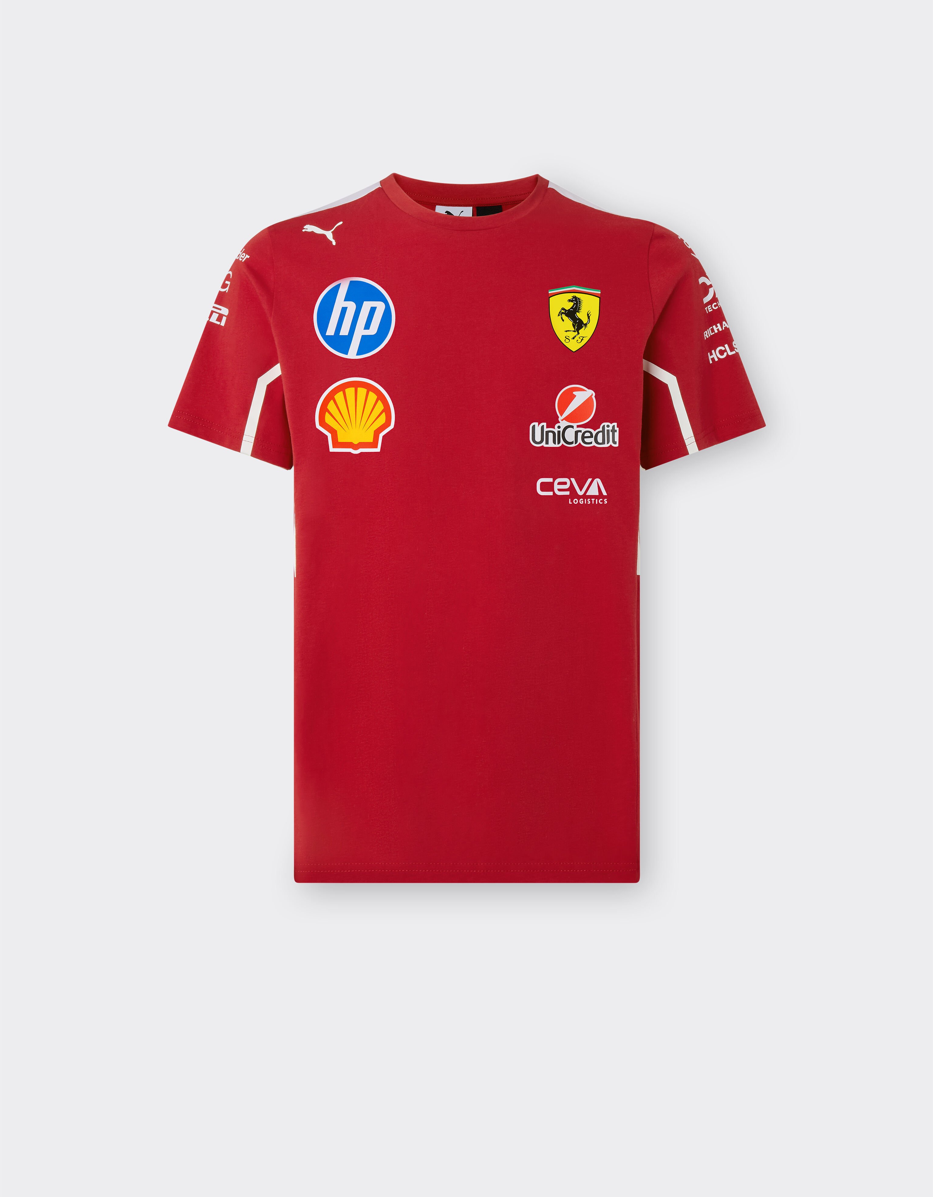 Ferrari Puma for Scuderia Ferrari HP 2025 Team T-shirt Cherry LA020f