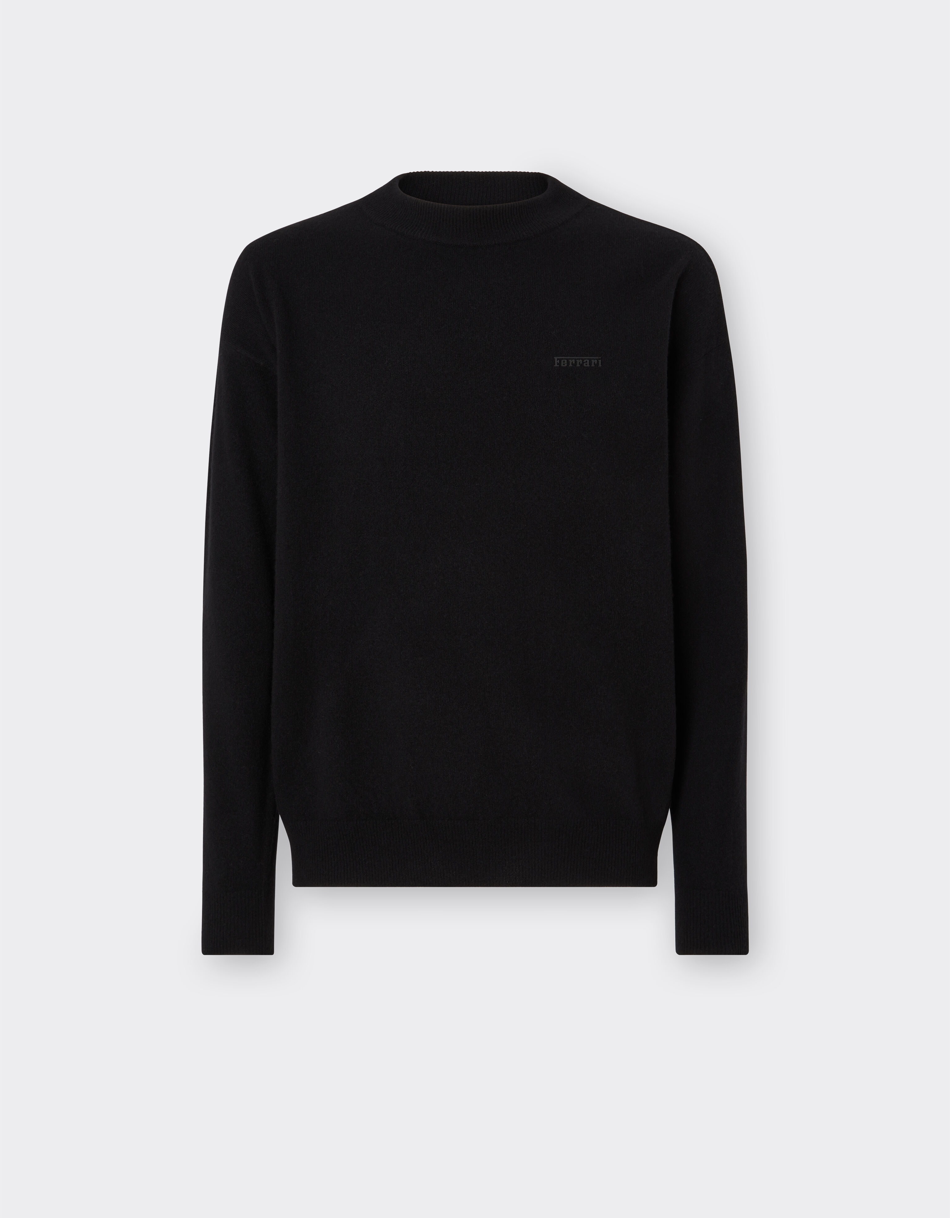${brand} Crew-neck sweater in wool and cashmere ${colorDescription} ${masterID}