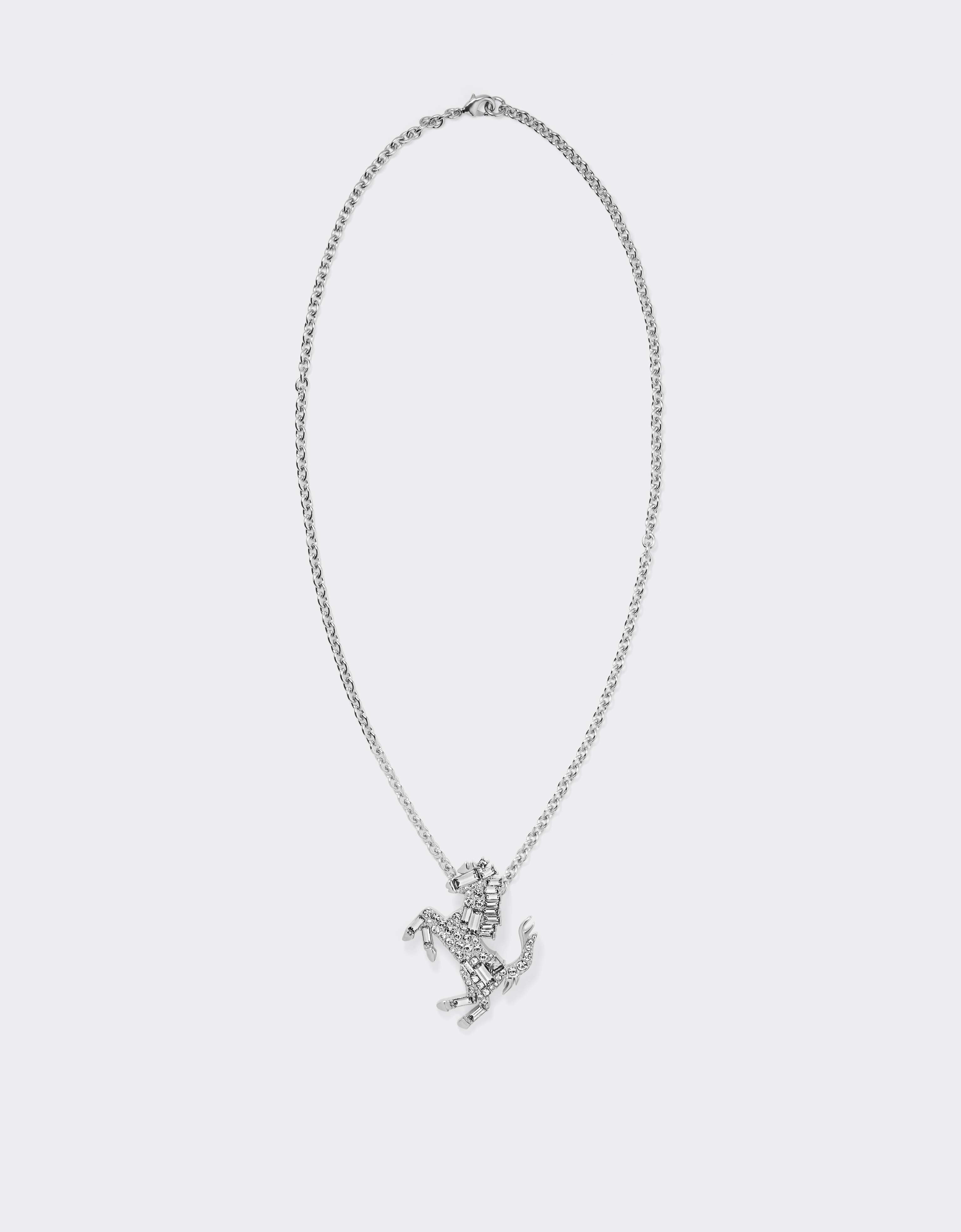 Antracite 跳ね馬 ストラス ネックレス | Ferrari®