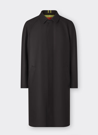 Ferrari Abrigo impermeable de lana, nailon y cachemir Negro 20451f